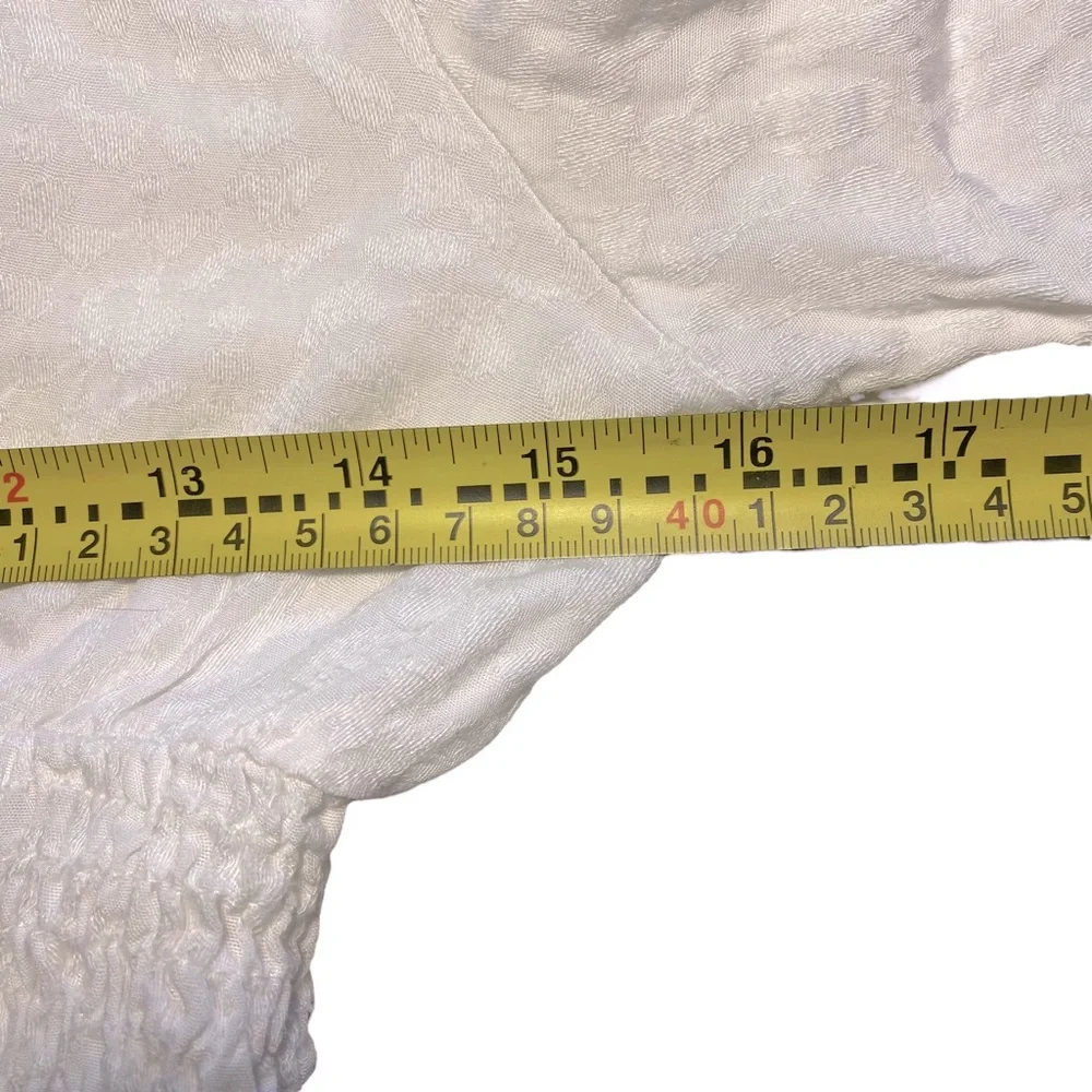 Altar’d State Off White Long Sleeve Crop Bell Sleeve Top / XS - Picture 4 of 6